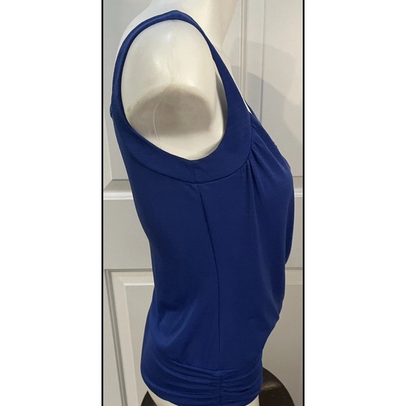 B-Wear California 2-in-1 Top with attached Necklace Womens Size Small Royal Blue - Picture 2 of 6